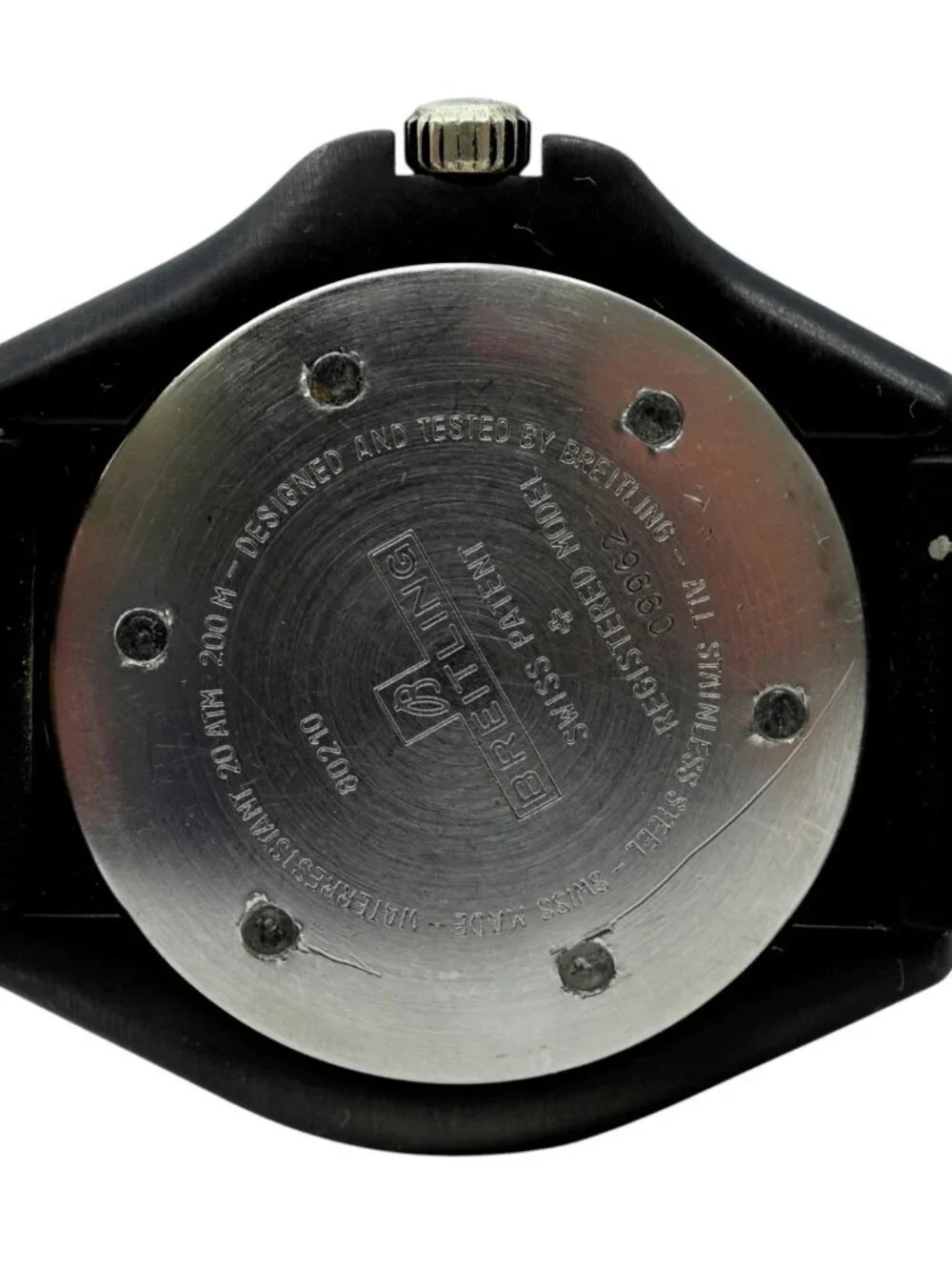 Breitling Men's 38mm Military Vintage Aeronavale Swiss PVD Watch! Ref: 80210!